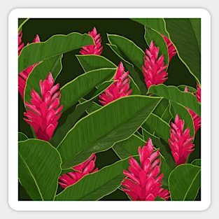 Tropical flowers Sticker